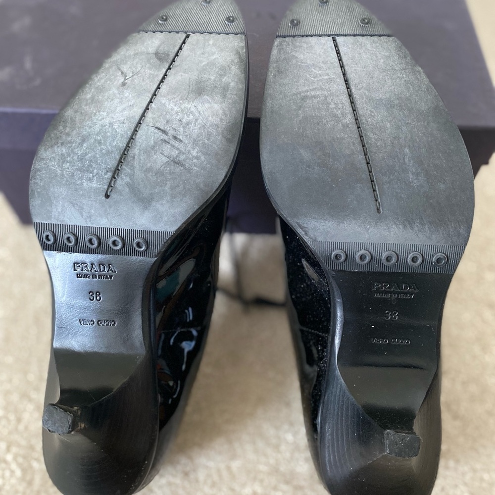 Vintage Prada Patent Leather Heels - image 7
